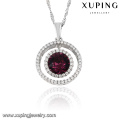 32750-xuping Mode Sterling Silber Farbe Anhänger Kristalle von Swarovski